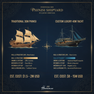 How Much Does It Cost to Build a Custom Phinisi in 2024? A Detailed Breakdown